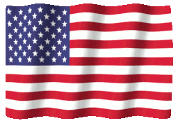 USA Flag waving